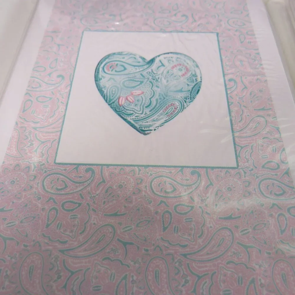 Heart Cards (4 new packages with 8 cards/envelopes each) and sticky notes